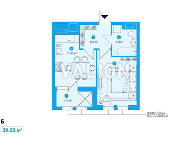 Продажа 1-к квартиры ул. Святослава Храброго 11в