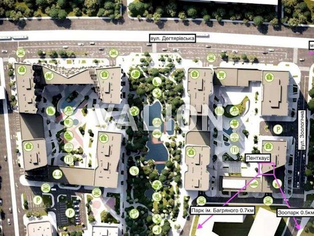 Продажа пентхауса ЖК Creator City ул.Дегтяревская17/19