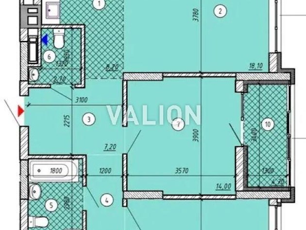 Продаж 2-к квартири вул. Половецька 4