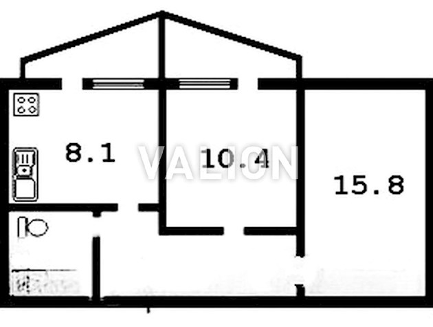 Продажа 2 ком квартиры п-кт Академика Глушкова,26 метро Теремки