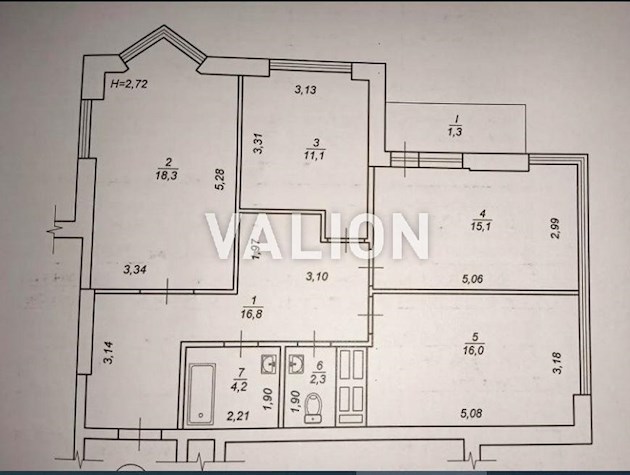 Продажа 3-к квартиры просп.Берестейский 109 А ЖК Верховина.
