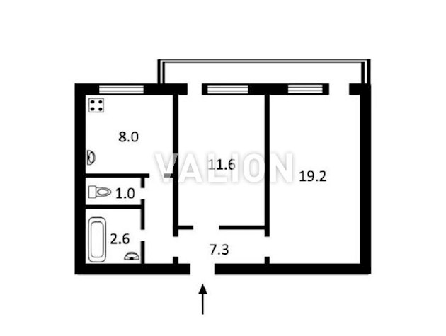 Продається 2-х кімнатна квартира, Деснянському районі, проспект Червоної Калини 22