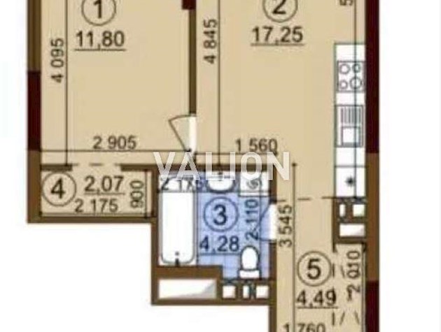 Продаж 1-к квартири вул. Олександра Олеся 17