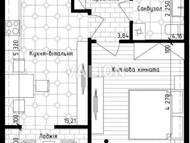 Продажа 1-к квартиры улица Михаила Максимовича 24
