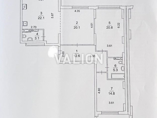 Продається трикімнатна квартира, ЖК «LIKO-GRAD Perfect Town», вулиця Максимовича, 32-Б