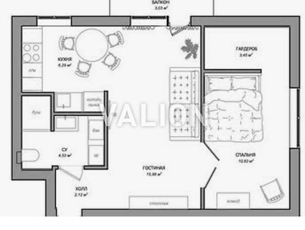 Продажа 1 комн. квартиры 42 кв.м., ул. Авиаконструктора Антонова 10, Чоколовка, Соломенский р-н.