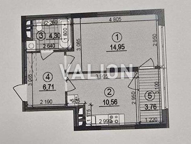 Продажа 1-к квартира улица Александра Олеся 9а
