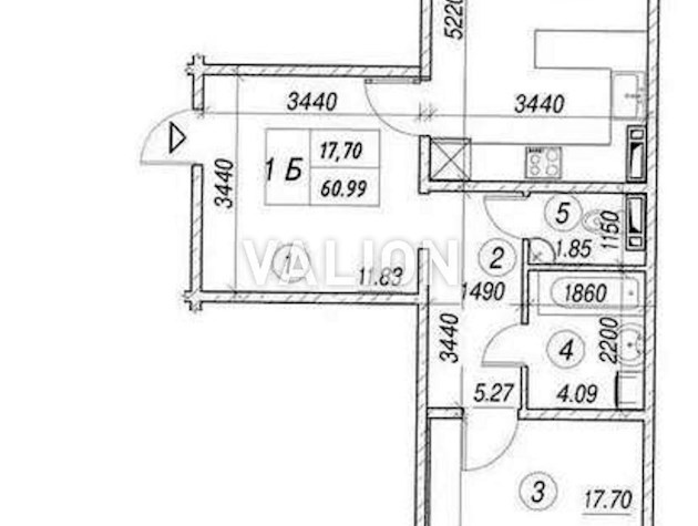Продаж 1-к квартири вул. Електротехнічна 43