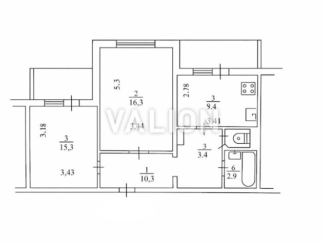Продаж 2к квартири Якуба Колоса 4-А Святошинський р-н, без комісії