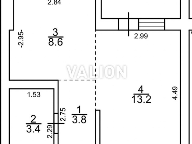 1 комнатная квартира 32 м², ул. Галицкая 9 Виноградарь