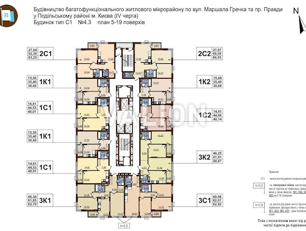 Продажа 3к.квартирі в ЖК Варшавский микрорайон