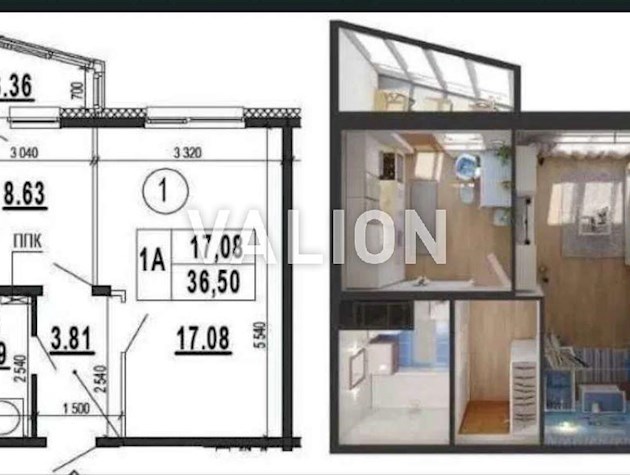 Продаж 1-к квартири вул. Бориса Гмирі 22