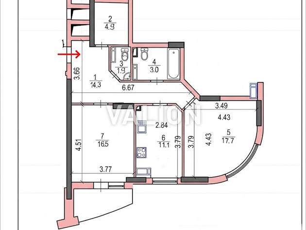 Продаётся стильная 2-к квартира с хорошим видом, ул. Ревуцкого, 7в