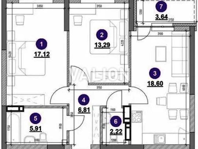 2К 67м² в зданому будинку OK’LAND Солом’янський район, просп. Повітряних Сил, 56