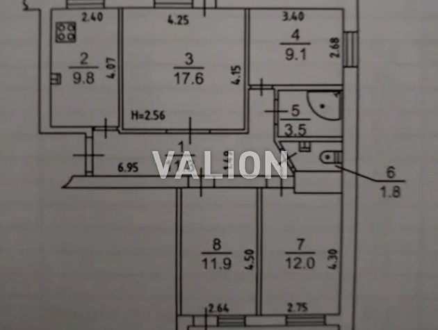 Продаж 3-к квартири метро Лук’янівська, вул. Половецька 16