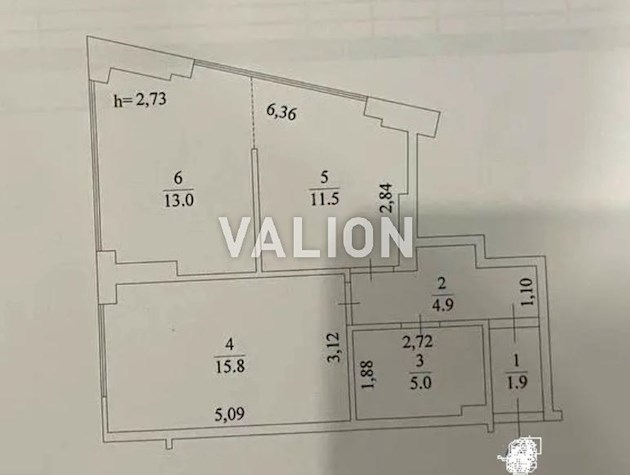 Продажа 2-к квартиры 52 м2 ул. Академика Заболотного 1Б ЖК Метрополис