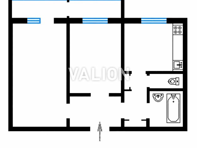 Продается 2-комнатная квартира 50м² ул. Мостицкая, 26 с ГАЗОМ, Подольский район