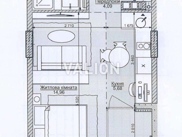 Продажа 1-к квартиры ул. Юрия Липы 6