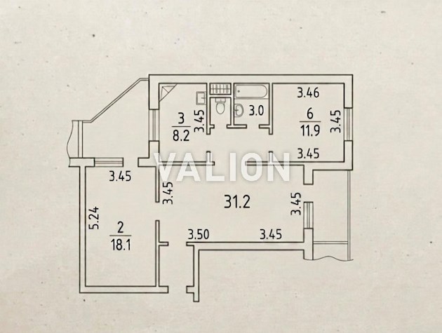 Продается 3-комнатная квартира 77 м² на улице Анны Ахматовой 6, Позняки