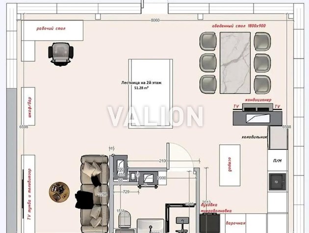 Двухуровневая квартира в ЖК San Francisco Creative House