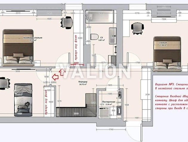 Двухуровневая квартира в ЖК San Francisco Creative House