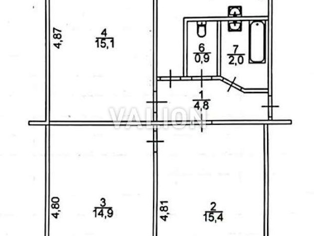 Продажа 3-к квартиры ул. Жамбыла Жабаева 2