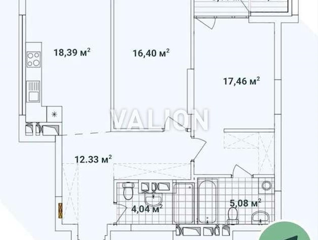 Продажа 2к. квартиры в ЖК Варшавский 3, 10.2.