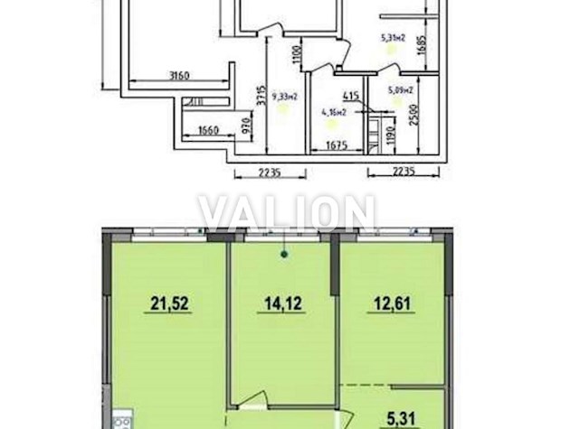 Продажа 2-к квартиры просп. Петра Григоренко 46
