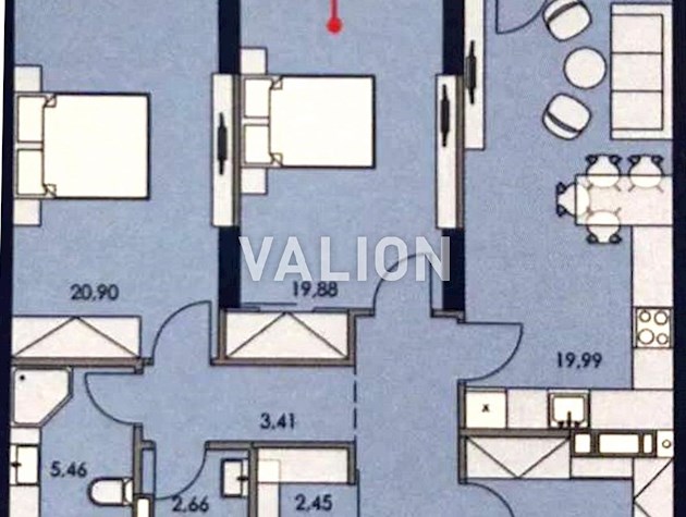 Продажа трехкомнатной квартиры 86 м² в ЖК «Новый Автограф» в Днепровском районе Киева