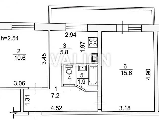 Чернобыльская, 3 — продажа 2-комнатной квартиры, Беличи, метро Академгородок, метро Житомирская, Святошинский район
