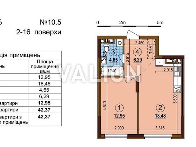 Продам 1к квартиру, ЖК Варшавский 3, ул. И. Выговского, б. 10.5, 5 этаж