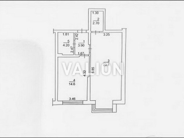 Продажа 1 к квартиры 49,2 кв.м с ремонтом в ЖК Атлант 2 смт Коцюбинское, ул. Пономарьова, 25, корпус 5