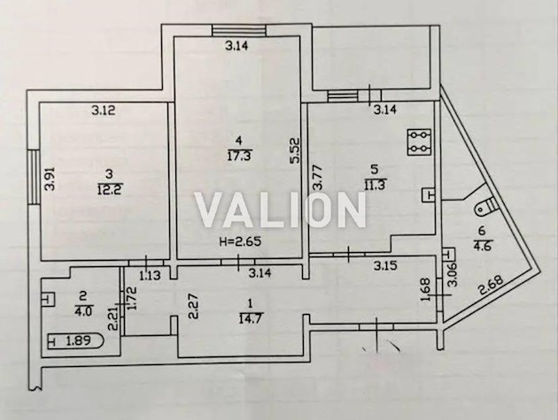Продаж 2кімнатної квартири 67м.кв., вул. Милославська, 12, Троєщина