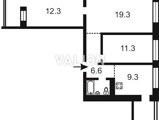 Продаж 3 кімн. квартири, Дарницька площа, Харківське шосе, 2