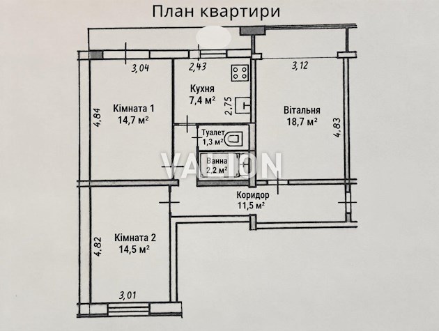 Без % продажа 3-комнатной квартиры 72 м² на Берестейском проспекте, 127, Святошинский район, метро «Академгородок», «Житомирская»
