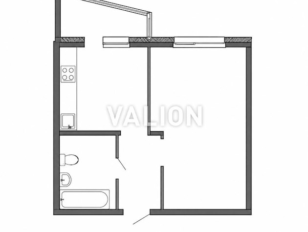 Продаж 1-кімнатної квартири біля метро вул. Бориса Гмирі, 10/40