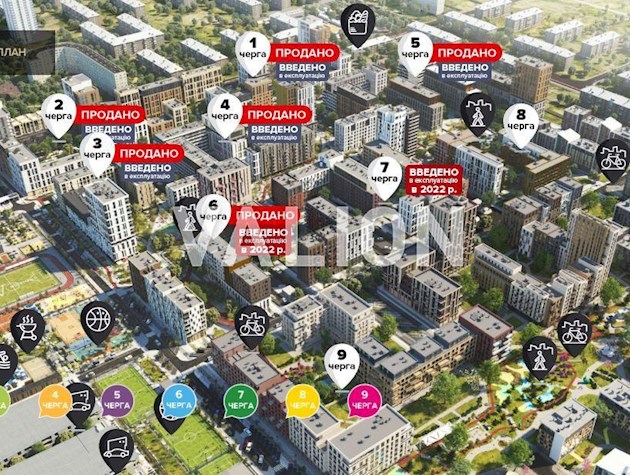 Продажа 1 комнатной квартиры в ЖКФайна Таун улица Салютная дом 2 метро Нивки, Шевченковский район Правый берег