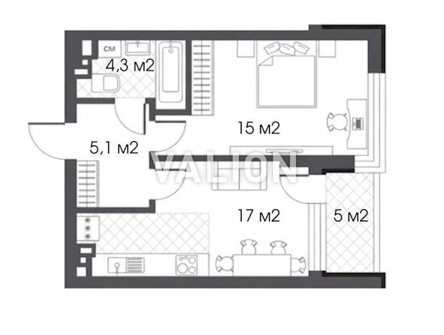 Продаж 1-к квартири вул. Олександра Олеся 13