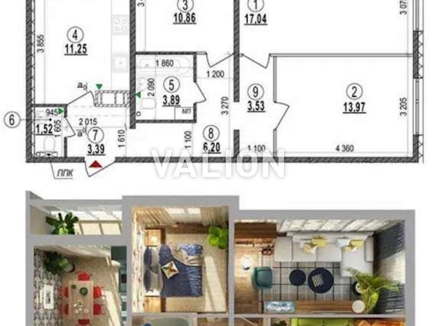 Продажа 3-комнатной квартиры по ул.Русовой Софии, 3в ЖК Патриотика