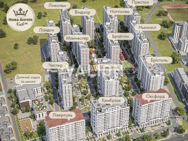 Продаж 2-кімнатної квартири площею 60 м² у ЖК «Нова Англія», Голосіївський район, вул. Михайла Максимовича, 24к