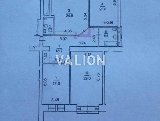 Продается трехкомнатная квартира на улице Панаса Мирного, 12. Печерск, ЖК Введенский